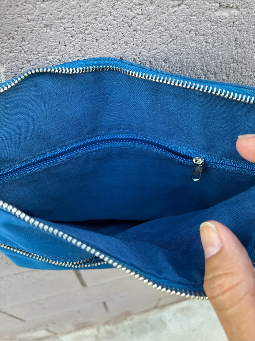 Blue Crossbody Bag - Lightweight Everyday Shoulder Bag